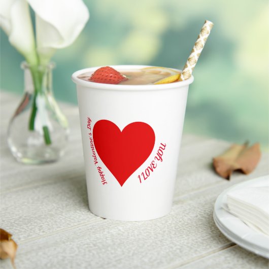 Liebe Tasse Pappbecher (In Situ)