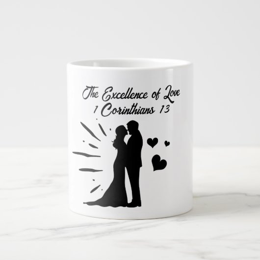 Liebe - Tasse Riesenkaffee Tasse (Vorderseite)