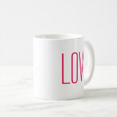 LIEBE-Tasse Tasse (VorderseiteRechts)
