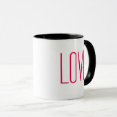 LIEBE-Tasse Tasse (VorderseiteRechts)