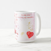 Liebe Tasse zu dir geliebt ein (VorderseiteRechts)