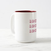 Liebe-Tasse Zweifarbige Tasse (Vorderseite Links)