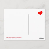 Liebe Tattoo - Postkarte (Rückseite)