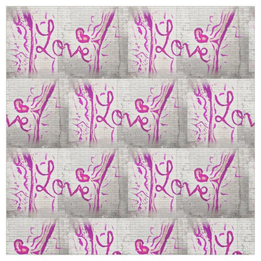 Liebe Tattoo Stoff (Muster)
