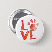 LIEBE Tatzen-Druck-Knopf Button (Vorne & Hinten)