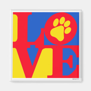 LIEBE-Tatzendruck Magnet
