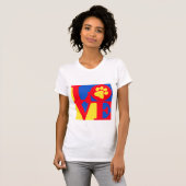 LIEBE-Tatzendruck T-Shirt (Vorne ganz)