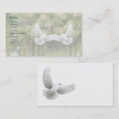 Liebe-Tauben-romantische Geschäfts-Karte Visitenkarte (Vorne/Hinten)