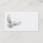 Liebe-Tauben-romantische Geschäfts-Karte Visitenkarte (Rückseite)
