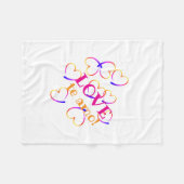 Liebe te amo! fleecedecke (Vorderseite (Horizontal))