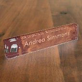 Liebe Tea Namensplakette (Seite)