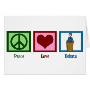 Liebe-Teamkarte für Frieden