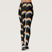 Liebe, Teamwork und all das Hippie-Zeug Leggings (Rückseite)