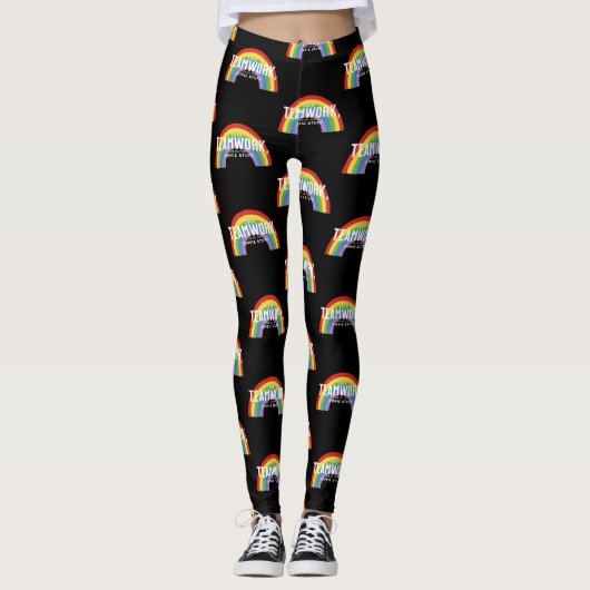 Liebe, Teamwork und all das Hippie-Zeug Leggings (Vorderseite)