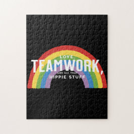 Liebe, Teamwork und all das Hippie-Zeug Puzzle