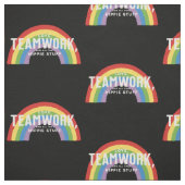 Liebe, Teamwork und all das Hippie-Zeug Stoff (Muster)