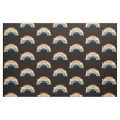 Liebe, Teamwork und all das Hippie-Zeug Stoff (Fat Quarter (45,7 x 55,9 cm))