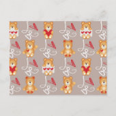 Liebe Teddy Bear Postkarte (Vorderseite)