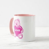 Liebe Teddy Bear Tasse (Vorderseite Links)