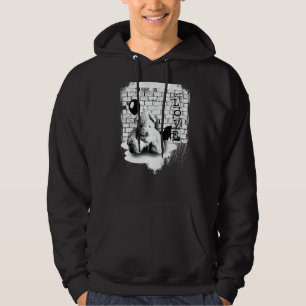 Liebe Teddy Cudly Bear Sad Hoodie