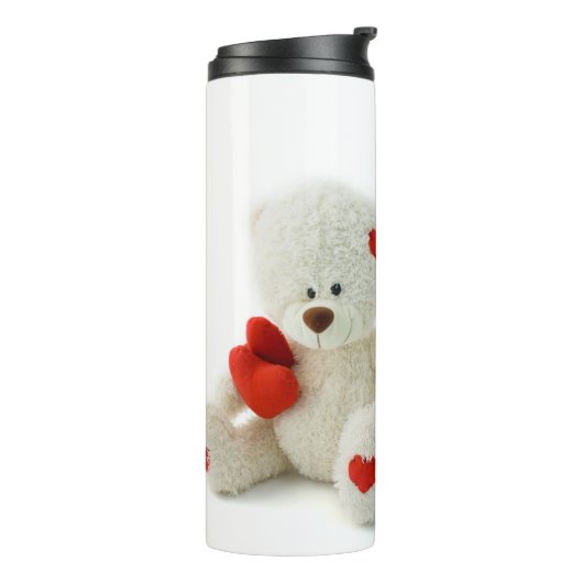 Liebe Teddy Custom Tumbler Thermosbecher (Nach links gedreht)