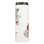 Liebe Teddy Custom Tumbler Thermosbecher (Rückseite)