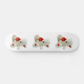 Liebe Teddy Valentine Custom Skateboard (Horizontal)