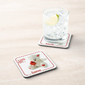 Liebe Teddy Valentine Custom Untersetzer (Rechte Seite)