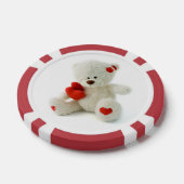 Liebe Teddy Valentine Poker Chips (Einzeln)