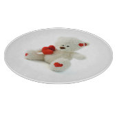 Liebe Teddy Valentine Schneidebrett (Ecke)