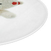 Liebe Teddy Valentine Schneidebrett (Ecke)