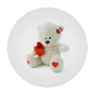 Liebe Teddy Valentine Schneidebrett