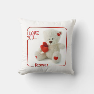 Liebe Teddy Valentine Zollkissen Kissen