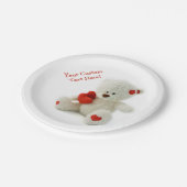 Liebe Teddy Zollpapiere Teller (Schrägansicht)