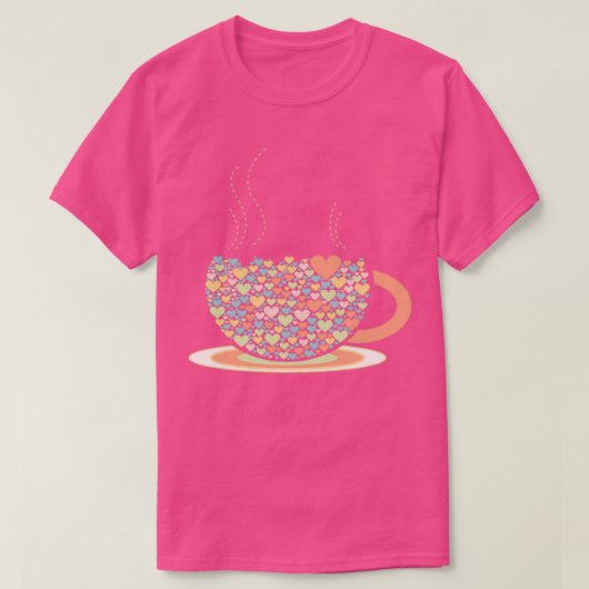 Liebe-Teecup T-Shirt (Design vorne)