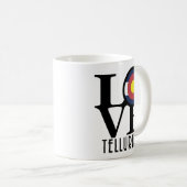 LIEBE Telluride 11oz Kaffeetasse (VorderseiteRechts)
