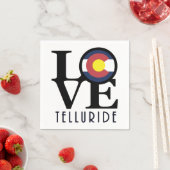 LIEBE Telluride Colorado Serviette (Beispiel)