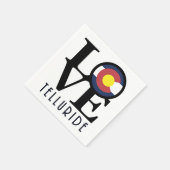 LIEBE Telluride Colorado Serviette (Ecke)