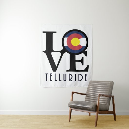 LIEBE Telluride Wandteppich (Beispiel)