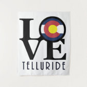 LIEBE Telluride Wandteppich (Vorderseite)