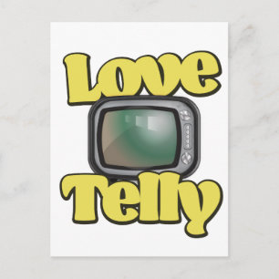 Liebe Telly Postkarte