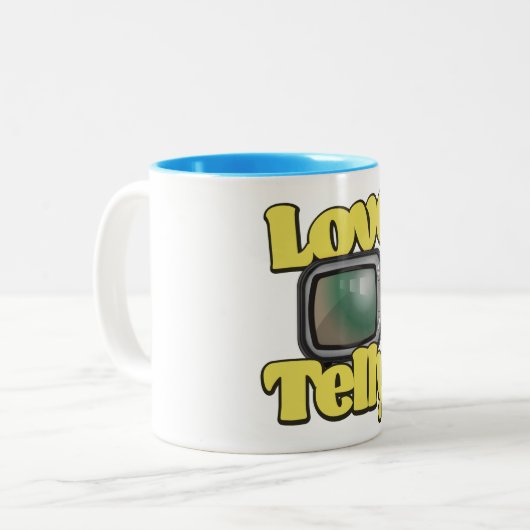 Liebe Telly Zweifarbige Tasse (Vorderseite Links)