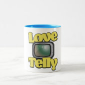 Liebe Telly Zweifarbige Tasse (Mittel)