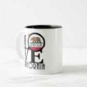 LIEBE Temecula California 11oz Zweifarbige Tasse (Vorderseite Links)