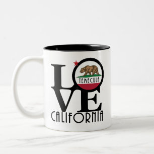LIEBE Temecula California 11oz Zweifarbige Tasse