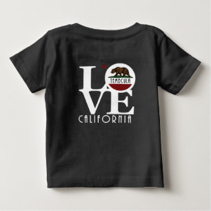 LIEBE Temecula (Rückseite) Baby T-shirt