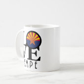LIEBE Tempe Arizona 11oz Kaffeetasse (Vorderseite Links)