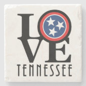 LIEBE Tennessee Steinuntersetzer (Vorderseite)
