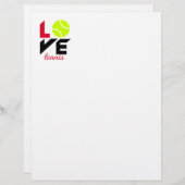 Liebe Tennis (Vorne/Hinten)