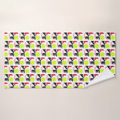 Liebe Tennis Badehandtuch (Badehandtuch)